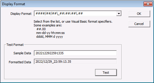 Display Format